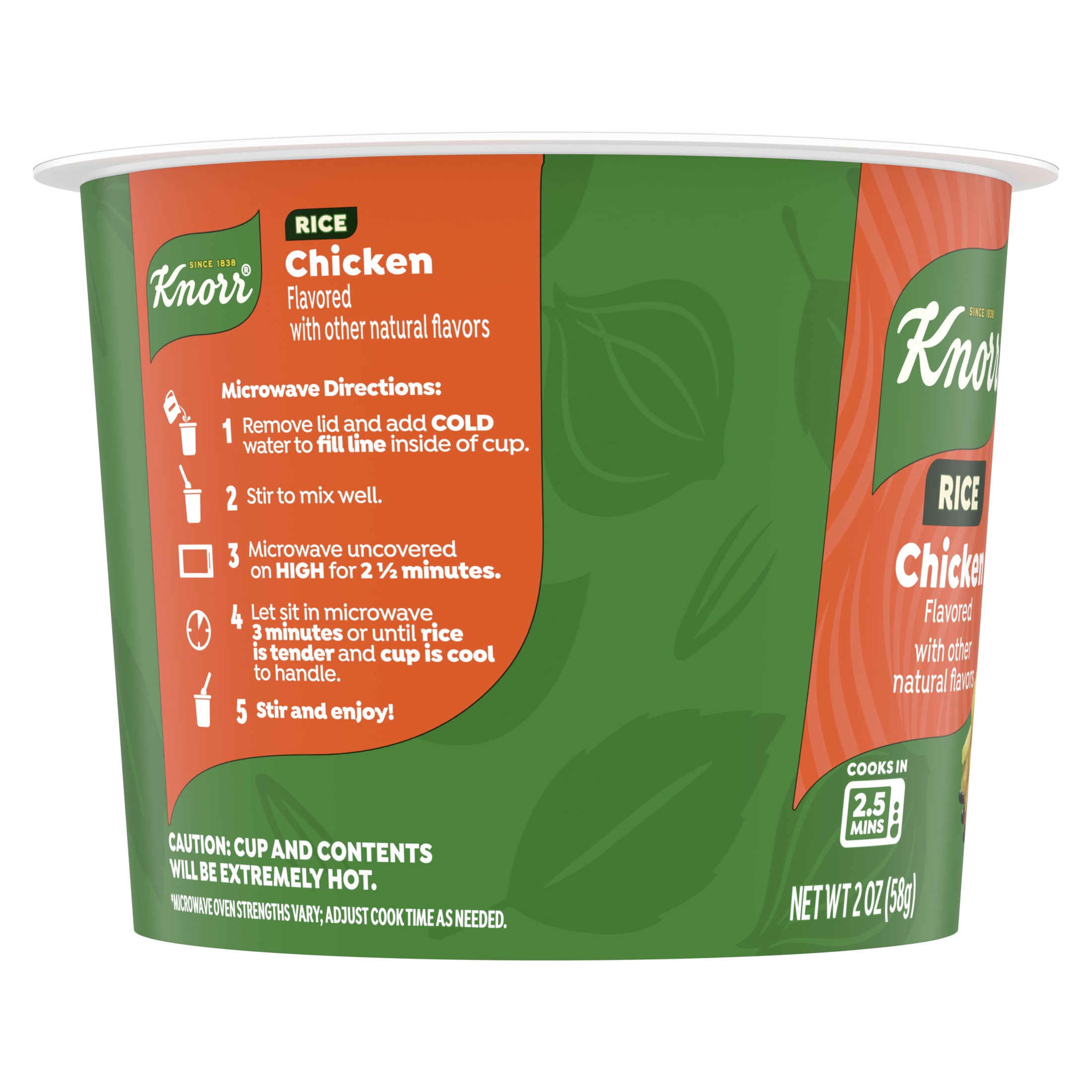 Knorr Sides Chicken Rice Cup 2.0oz, Made With Real Vegetables