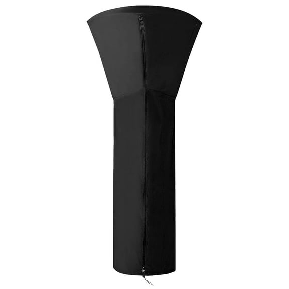 HAMPPLIES Stand Up Patio Heater Cover Black Rain Protection 1Set 87x33x19in