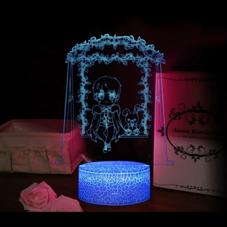 

Valentines Day Decor LnjYIGJ Valentine s Day USB Acrylic 3D Night Light Lamp Home Landscape Decoration Gifts