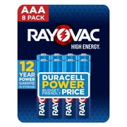 Rayovac High Energy AAA Batteries (8 Pack), Triple A Batteries