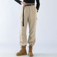 thumbnail image 4 of Windbreaker Pansts for Women 2025 High Waisted Windproof Waterproof Outdoor Hiking Pants with Pockets Trousers, 4 of 8