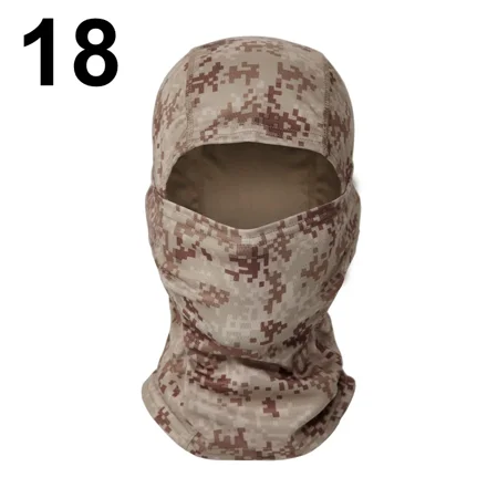 Camouflage Balaclava Full Face Mask Ski Bike Cycling Hunting Head Cover Scarf Cap Balaclava Men 18 Digital Desert