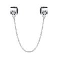 thumbnail image 1 of Disney Spacer Clip Charms Safety Chain 925 Sterling Silver Pave Daisy Heart Charms Fit Pandora Bracelet Jewelry DIY Luxury Gift Gao Jinjia LED, 1 of 2