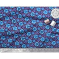 thumbnail image 3 of Soimoi Rayon Fabric Flower Artistic Printed Fabric 1 Yard 56 Inch Wide, 3 of 3