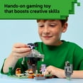 thumbnail image 6 of Open Box LEGO Minecraft The Pale Garden Building & Pretend Play Toy for Boys & Girls - Video Game Playset & Toy Figures for Kids, Ages 7+ - W/Mothman & Creeper Minifigures - Gift Idea for Birthdays - 21586, 6 of 8