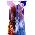 thumbnail image 1 of Disfraz de dibujos animados para niñas, vestido de Frozen de Disney, vestido de princesa de verano para niños, ropa de fiesta de cumpleaños para niños, 12M Gao Jinjia LED, 1 of 2