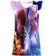 thumbnail image 1 of Disfraz de dibujos animados para niñas, vestido de Frozen de Disney, vestido de princesa de verano para niños, ropa de fiesta de cumpleaños para niños 8T Gao Jinjia LED, 1 of 2