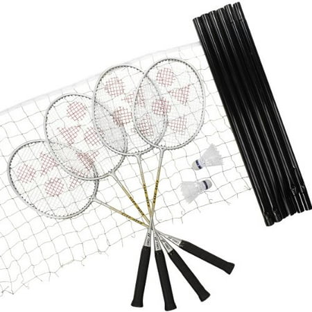 Yonex Leisure Badminton Set (4-pack) (Best Yonex Badminton Racket For Smash)