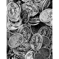 thumbnail image 4 of Pack of 12 Saints Medals in oxidized silver made in Italy 1" x 0.7", 4 of 32