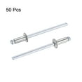 thumbnail image 4 of Uxcell 3.2mm Diameter 7mm  Length 304 Stainless Steel Blind Rivets 50 Pack, 4 of 4