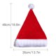 thumbnail image 3 of Ounissouiy Sombrero luminoso de Papá Noel de Navidad, sombreros cálidos de invierno, regalos de decoración, tocados de adorno para festivales al aire Kits de decoración para fiestas Ounissouiy HA069078-00, 3 of 6