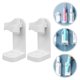 thumbnail image 3 of 2pcs Wall-mounted Electric Toothbrush Holders ABS Punch Free Bathroom Toothbrush Racks, 3 of 3