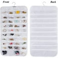 thumbnail image 5 of 80 Pockets Jewelry Organizer Hanging Bag, White Storage Pouch for Earrings Necklaces Rings, Space - Saving for Closet, Bedroom, Travel - Ideal for Small Items, Accessories, Cosmetics, 5 of 6