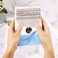 thumbnail image 3 of 17 teclas Kalimba madera de abeto pulgar dedo Piano instrumento Musical para niños, 3 of 8