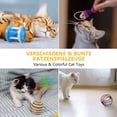 thumbnail image 3 of Cat Toy Feather Toy Cat Puppy and Kitten Toy Set (No.2 Set B99416*Random Color Accessory*1 Piece), 3 of 4