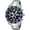 Blue & Silver, variant on Invicta Men's 0413 Pro Diver Sea Hunter Gunmetal IP Steel Rubber Strap Chronograph Dive Watch