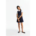 thumbnail image 3 of French Toast Girls' Bow Front A-Line Jumper - navy, 12 (Big Girls), 3 of 4