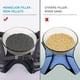 thumbnail image 3 of Chaleco pesado Henkelion para hombres, mujeres y niños de 7,26 kg, color negro, 3 of 5