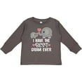thumbnail image 3 of Inktastic Best Gram Ever Grandchild Gift Boys or Girls Long Sleeve Toddler T-Shirt, 3 of 5