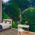 thumbnail image 2 of Peel and Stick Wallpaper Waterproof forest from bird s eye view Wall Mural Decor Self Adhesive and Removable 100in x 144in, 2 of 8