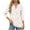 Pink Plus Size Blouse for Women_y, variant on CYMMPU Loose Fit T-Shirts 3/4 Sleeve Blouses for Women Dressy Casual Flower Pattern Spring Tops Summer Fashion Shirts V Neck Business Elegant Work Topss Hot Pink XL