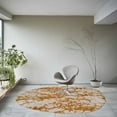 thumbnail image 7 of 10X10 Wool Rug, Cream and Yellow Color, Living, Bedroom, Oval Carpet, Geometric Carpet, Hand Tufted Rugs, 7 of 7