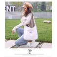 thumbnail image 2 of Bolso de hombro de lona grande estilo hobo, estilo retro, informal, para mujer, 2 of 2