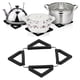 thumbnail image 1 of Alfombrilla Plegable Para Mesa, Salvamanteles De Silicona, Acero Inoxidable, Caliente, 1 of 8