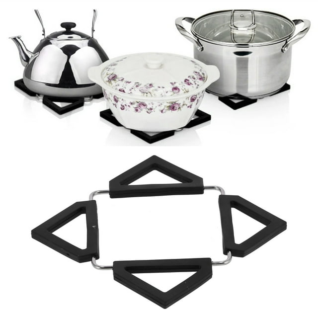 Alfombrilla Plegable Para Mesa, Salvamanteles De Silicona, Acero Inoxidable, Caliente