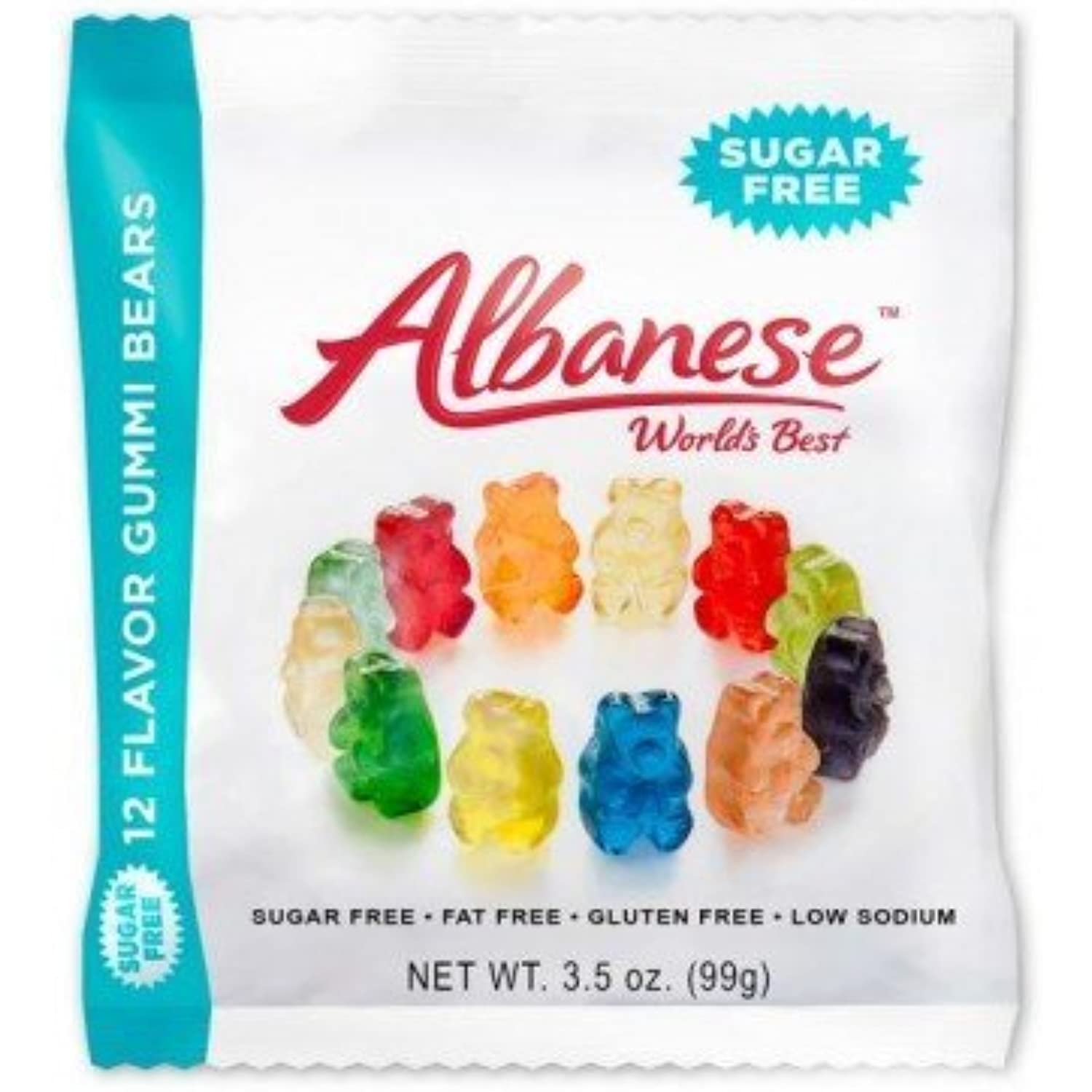 Albanese Sugar Free Gummi Bears 3 3.5Oz Bags