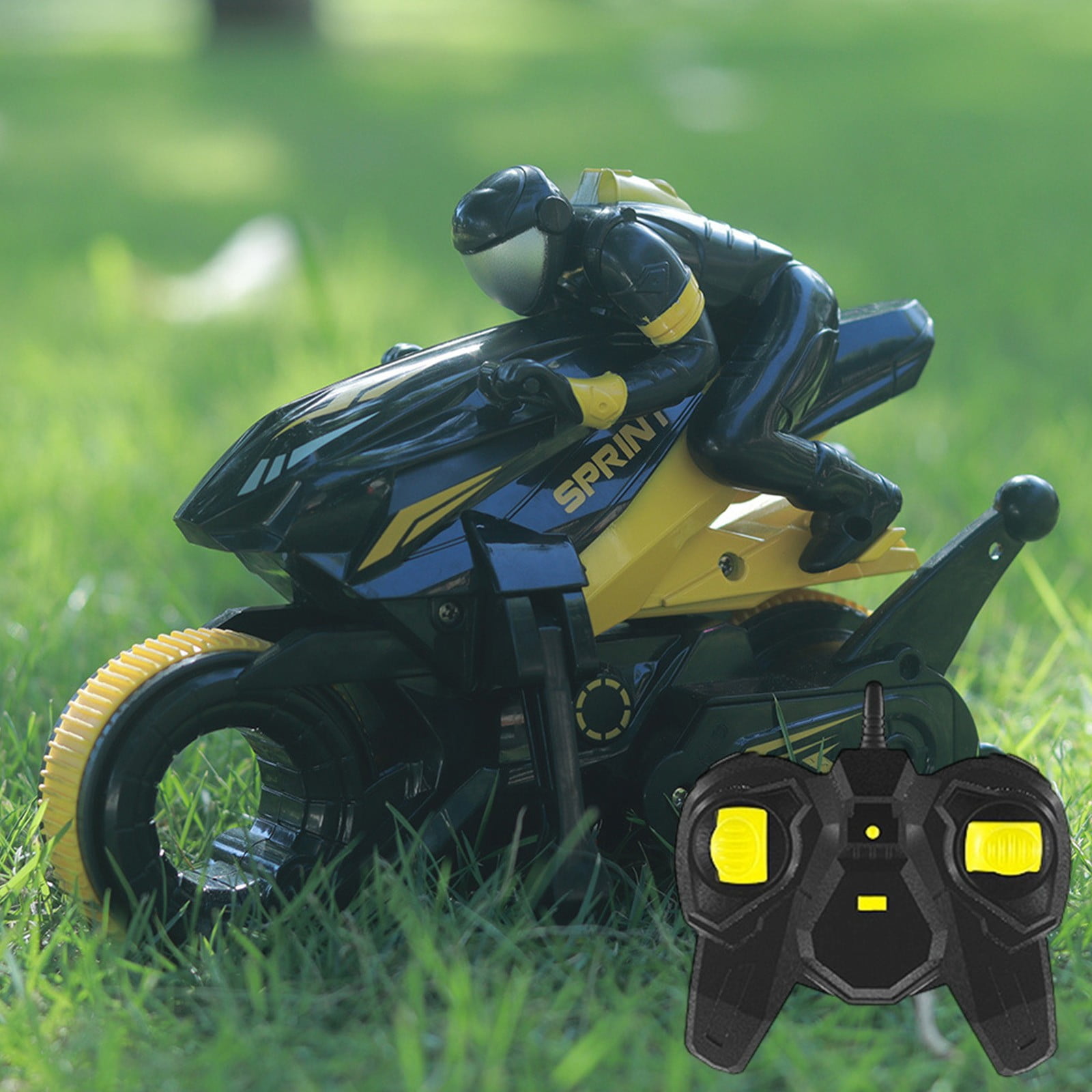 Meggemo Gift Remote Control Stunt Motorcycle - High-Speed Drift & Spinning RC Racing Car, Dynamic Outdoor & Home Play, Exciting Leisure Gift