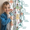 thumbnail image 3 of Blackout Kids Curtains,Colorful Fairy Flower Pattern Childrens Insulated Curtains Set Of 2,Bedroom Essentials,Toddler Room Decor 42"x63", 3 of 5