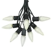 25 Foot C9 LED Christmas Light Set, Hanging String Lights, Black Wire - Bild 46 von 51
