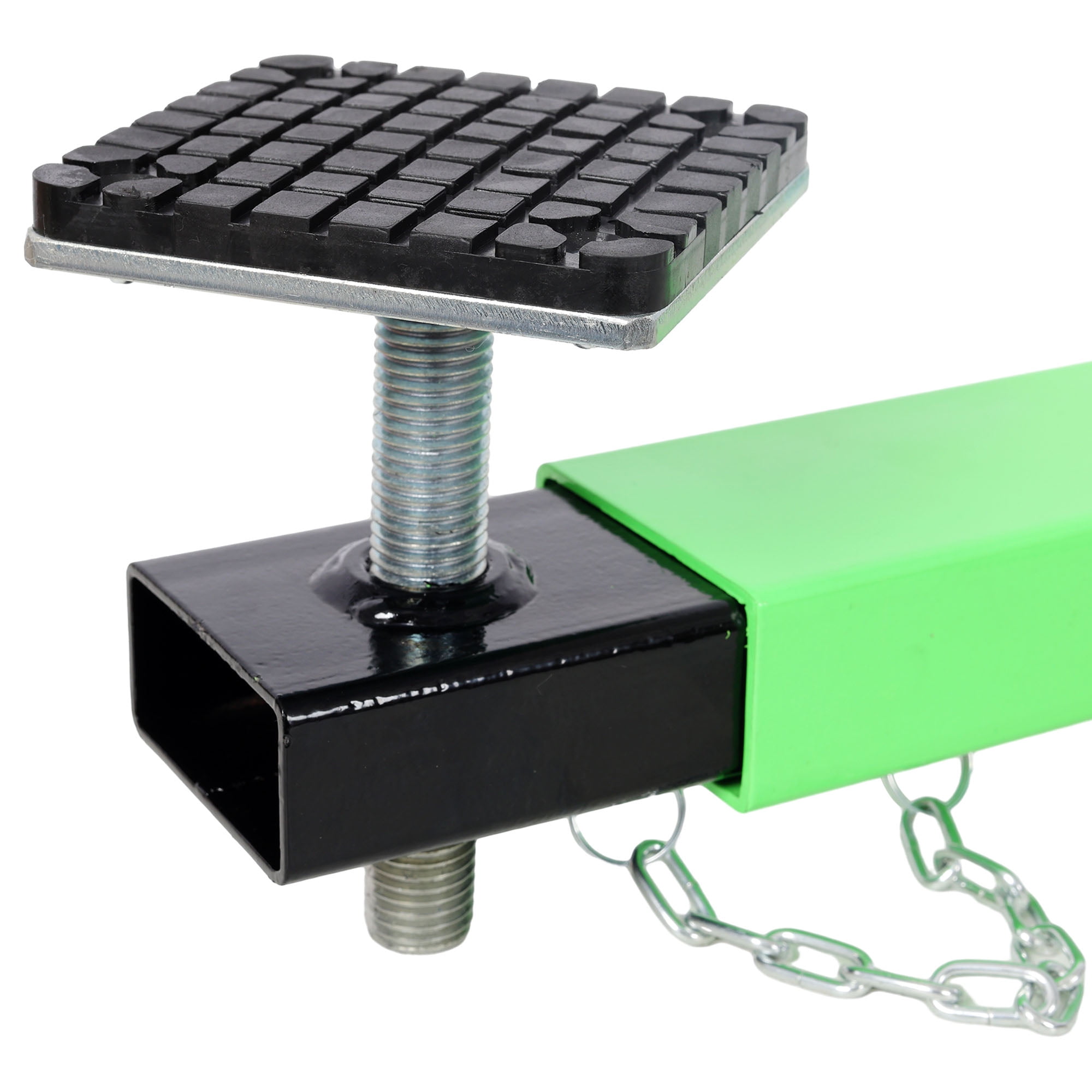 2Ton Floor Jack Cross Beam Adapter,for Floor Jacks Engine Hoist Shop Crane,Car Jack Underframe Cross Bar for Jack Cross-piece with Rubber Pads