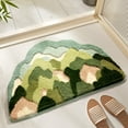 thumbnail image 3 of Mdesiwst Bathroom Floor Mats Water Absorbent Cartoon Flower Shape Soft Quick-Drying Carpet for Ultimate Comfort, 3 of 8