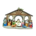 thumbnail image 3 of Juego de 11 piezas de belén de Sagrada , estatua de resina tradicional hecha a mano para repisa, decoración de repisa, decoración navideña., 3 of 10