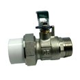 thumbnail image 1 of Conector de Rosca de Cierre de Agua Cola Válvula de Bola de Latón de 1/2 3/4 1, 1 of 8