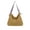 Yellow, variant on Large Capacity Velvet Tote Bag Shoulder Handbag for Commuting Travel, 14.57x5.12x13.39 Inches, White