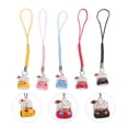 thumbnail image 3 of 5Pcs Fortune Cat Phone Chains Key Backpack Pendants Copper Bell Phone Pendants, 3 of 9