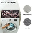 thumbnail image 6 of ZIATUBLES Washing Machine Dust Proof Top Cover Pad Soft Washer and Dryer Top Protector Mat for Home Laundry Room Kitchen, 24 x 19.7 Inch, Cherry Blossom, 6 of 7