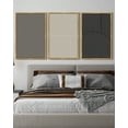 thumbnail image 4 of SHENIFY Mid-Century Modern Wall Art 16x24in3pcs Natural Framed Minimalist Abstract Boho Neutral Line Wall Decor Geometric Artwork Kitchen Dining Room, 4 of 5