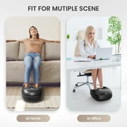 Foot Massager with Heat, Comfier Shiatsu Foot Massage Machine with Remote for Plantar Fasciitis, Neuropathy, Circulation, Max Size 13, Black, Gifts