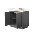 thumbnail image 7 of Wyndham Collection Wcf414136s-Qtz-Us3mxx Strada 36" Free Standing Single Basin Vanity Set, 7 of 7