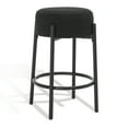 thumbnail image 5 of SAFAVIEH Couture Paisleigh Round Backless Counter Stool, Black, 5 of 10