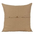 thumbnail image 5 of VHC Brands Khaki Tan Rustic Bedding Millsboro Cotton Plaid Square Euro Sham, 5 of 5
