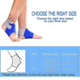 thumbnail image 2 of JFBUJC 2 Pcs Kids Child Adjustable Non Slip Ankle Tendon Compression Brace, 2 of 2