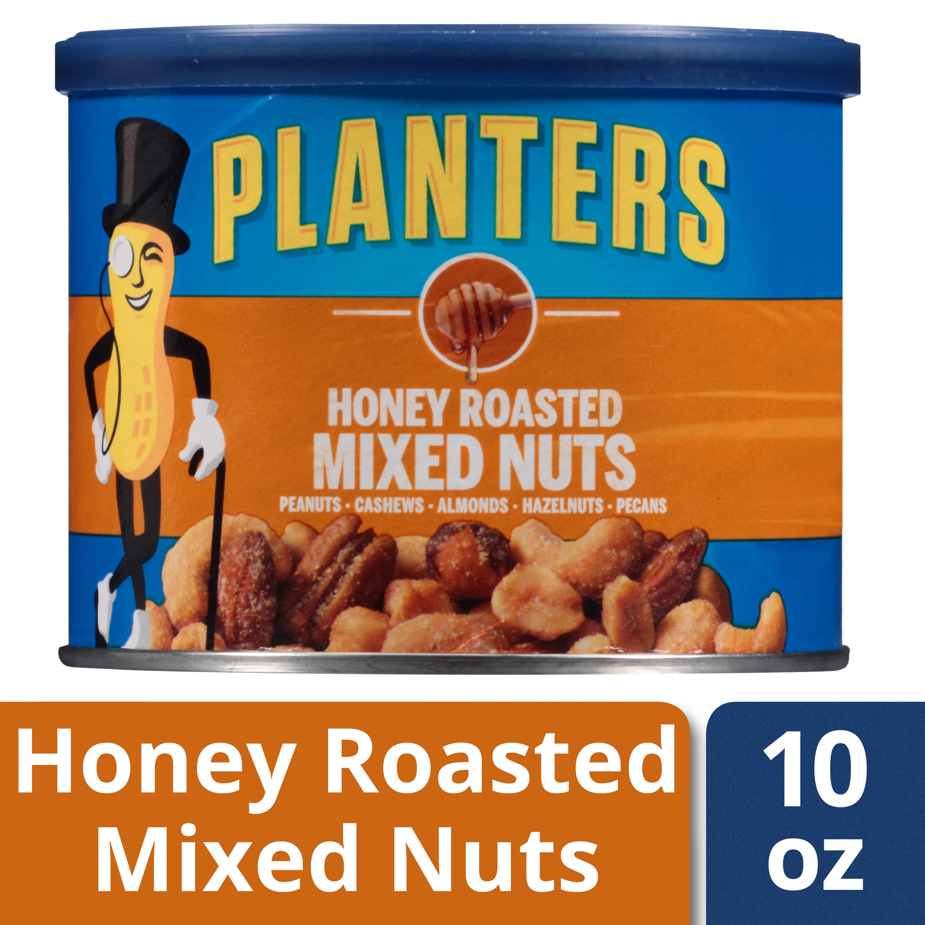 Planters Honey Roasted Mixed Nuts, 10.0 oz Canister