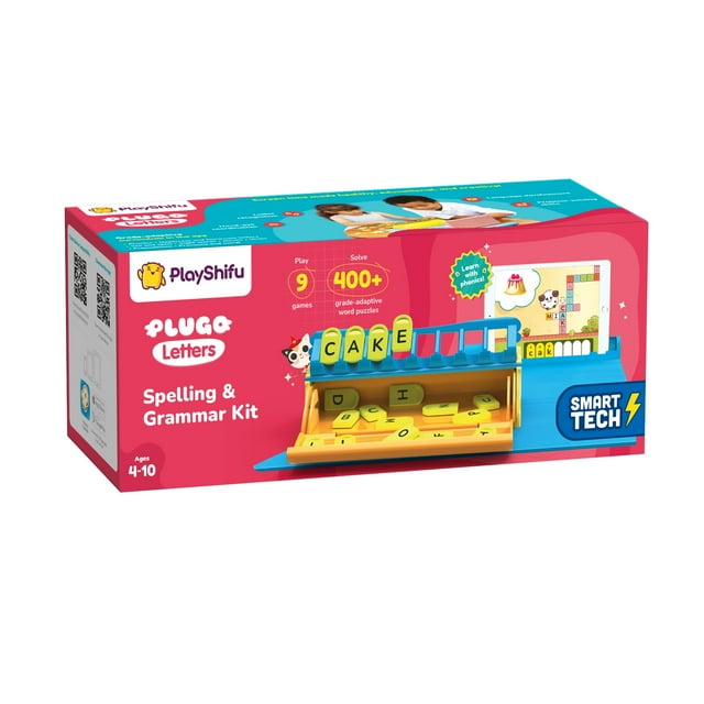 Juego de palabras educativo Plugo Letter+aplicación para niños de 4 a 8 años