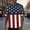 Dark Blue, variant on purcolt 4th of July Men's Short Sleeve Graphic Tees Flag Printed Patriotic Shirt (Available in Big & Tall, S-5XL)