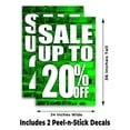 thumbnail image 2 of Sale Up To 20 Percent Off (24" X 36") Vinyl Decal Only (Pack of 2) |Sign|Sticker|Poster, 2 of 4